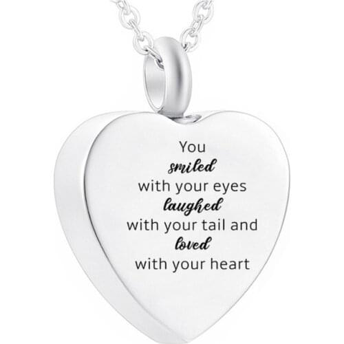 Cremation Jewelry Heart Necklace Memorial Cremation Urn Openable Pendant Souvenir Ash Jewelry Used for Cremation Funeral