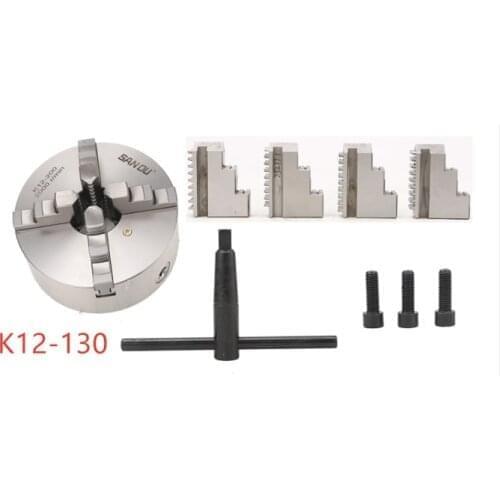 SAN OU K12-130 High Accuracy 4-jaw self-centering chuck For Mechanical Lathe For Drilling Milling Machine