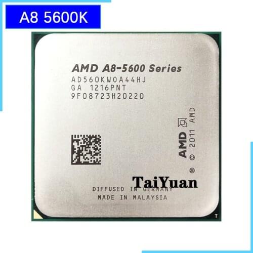 AMD A8 5600K 5600 3.6GHz AD560KWOA44HJ 100W Processor HD 7560D Quad Core Socket FM2