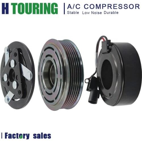 Sd7h15 auto air conditioning compressor for proton gen 2 1.3 1.6 2004- 6pk 124mm car ac clutch spare parts