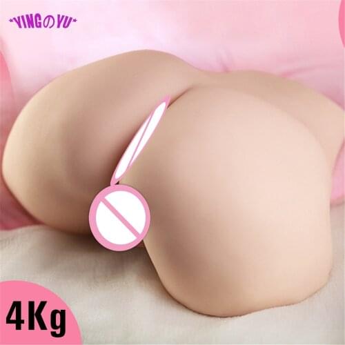 4Kg Sex Doll Artificial Vagina Real Pussy Male Masturbator Big Ass 3D Silicone Buttock Adult Anal Sex Toys for Men Penis Dildo