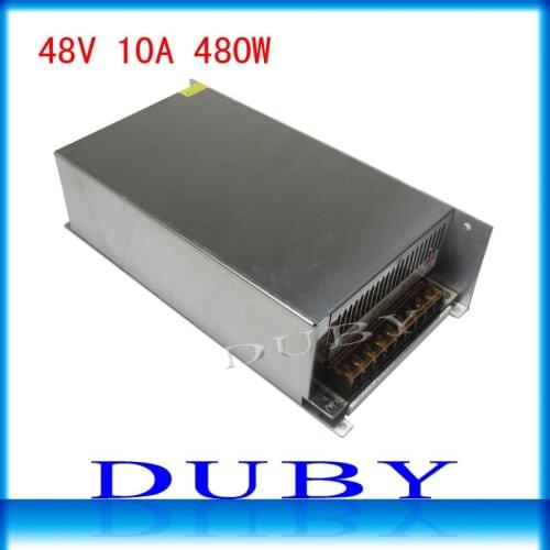 48V 10A 480W Switching power supply Driver For LED Light Strip Display AC100-240V Factory Supplier