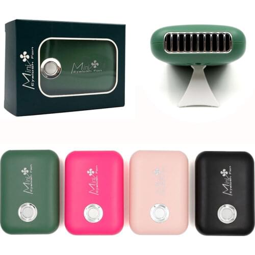 USB Mini Air Conditioning Fan for Eyelash Extension Handheld Bladeless Fan Dryer Blower Glue Fast Dry Makeup Tool