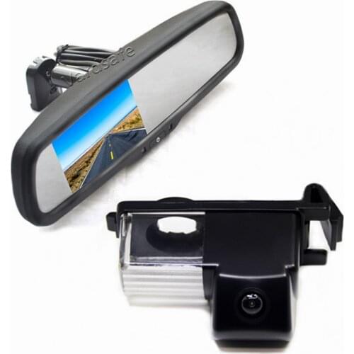 Vardsafe VS325R Backup Reverse Camera & Rear View Mirror Monitor for Nissan Versa Livina Grand Pulsar Gt-R 350Z Infiniti G35 G37