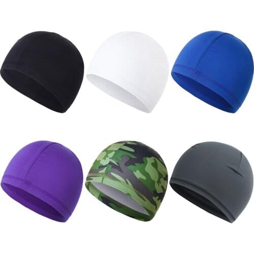 Bicycle Cycling Beanie Dome Cap Mountain Bike Sports Helmet Sun Protection Summer Quick Dry Running Riding Hats