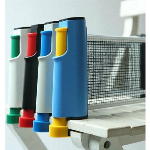 New Anywhere Retractable Ping Pong Table Tennis Net Post Net Rack Sports Exercise Accessories Equipments Portable Replacement
