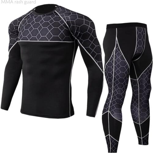 High quality Men Winter Thermal underwear Long johns Men The right size Compression underwear Mens clothing Winter First layer