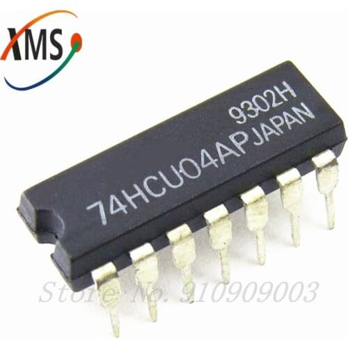 10pcs 74HCU04AP DIP-14 74HCU04 DIP SN74HCU04N DIP14 74HCU04N IC