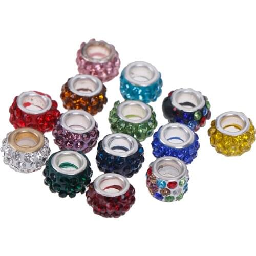 12pcs/lot DIY Fashion Colorful Rhinestone Beads Shoe Decorations Shoelace Accessories