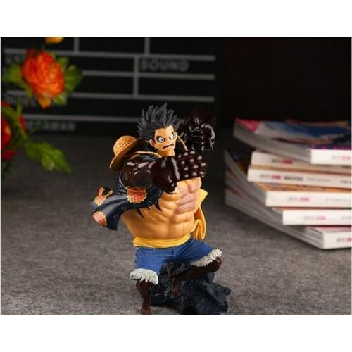 15CM ONE PIECE Anime Figurines SC Modeling King Top Decisive Battle 4 Ape King Gun Fourth Gear D. Luffy PVC Action Figure