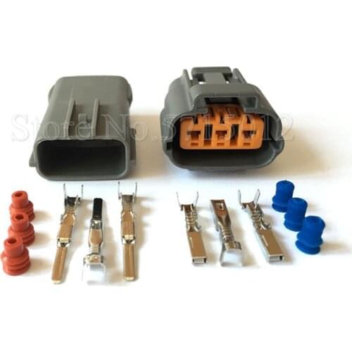 3 Hole DL 090 Waterproof Sensor Plug 6195-0009 6195-0012 For Nissan Mazda RX8 Ignition Coil Connector