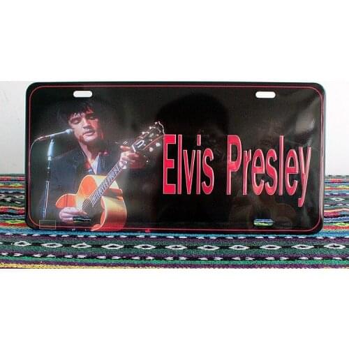 50pcs/lot Metal Sign shabby chic Wholesale Elvis Presley Tin signs Art wall decor Bar Cafe Retro decoration metal paintings Q-88