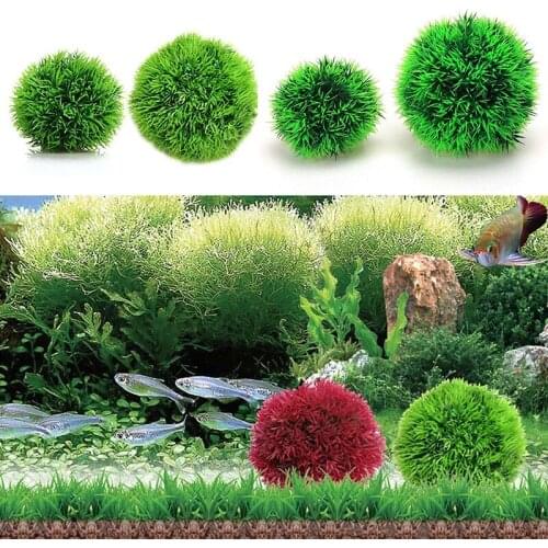 Aquarium Moss Fish Aquarium Fishes Plants Aquaristics Aquarium Moss Ball Water Grass Shrimp Water Grass Balls Artificial Plants