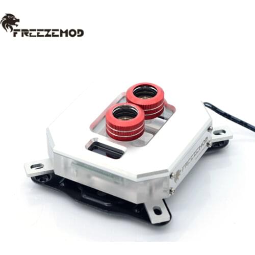 FREEZEMOD UPR-2020I CPU Water Cooler Block LCD for Intel 115X 2011 2066 MOD Water Coolling with TemperatureDdisplay VA Screen
