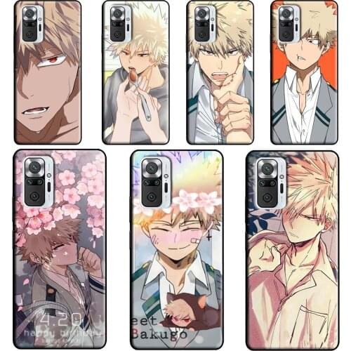 Bakugou katsuki aesthetic anime Case For Xiaomi Redmi 9 9T 9C 8A 9A K40 Phone Cover For Redmi Note 10 9 Pro Note 8 8T 9S