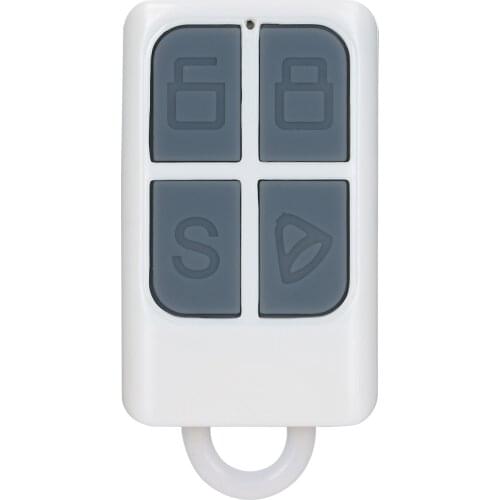 EWeLink RF 433MHz Wireless Remote Controller with Keychain with Arm/Disarm/Home Arm/SOS 4 Buttons for Security Alarm System