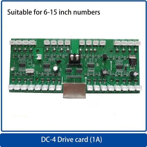 DC-4/5/6(1A) Numbers Driver Card For Gas Oil Price LED Digital Module Control Card ,For 6-15 Inches