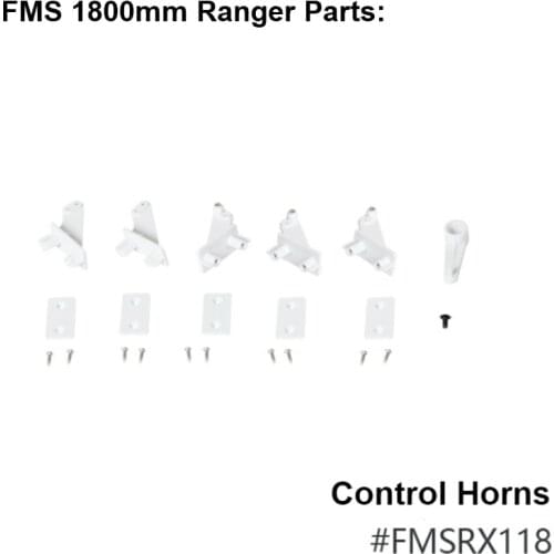 FMS 1800mm 1.8m Ranger Control Horns FMSRX118 RC Airplane Hobby Model Plane Avion Spare Parts Accessories