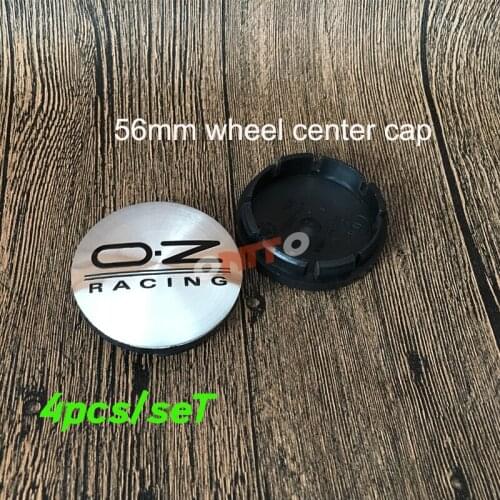 Silver 4pcs/set 56mm OZ o.z Racing 2.2"inch Wheel Center Centre Hub Cap For Kia Land Rover Mazda Lexus Mini Opel Peugeot Porsche