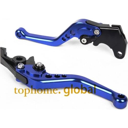 For Yamaha MT-03 2006 - 2014 Short Size Motorcycle CNC Clutch Brake Levers Blue 2007 2008 2009 2010 2011 2012 2013