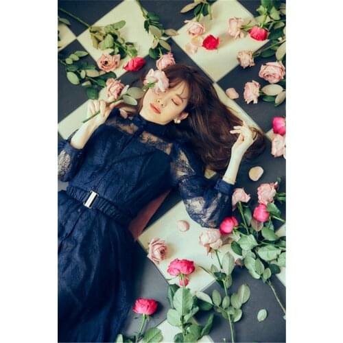 Daisy 2021 early spring new years Day potherb sweet shawl butterfly waist lace dress