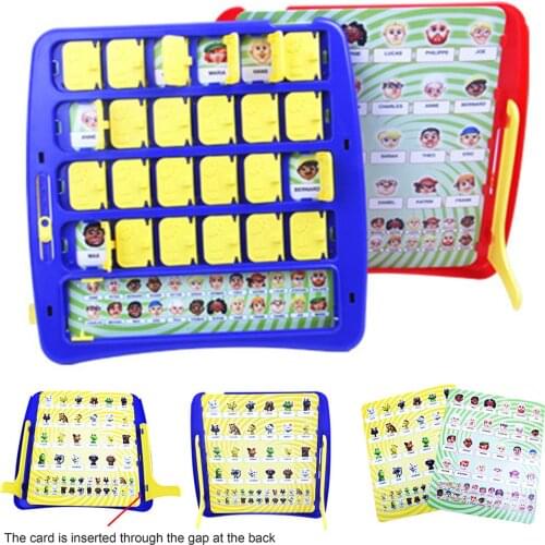 Who Is It Board Game Children Educational Game Parent-child Interactive Toy