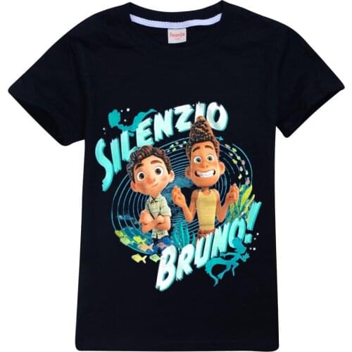 Luca Summer T Shirt Cotton Boys Short Sleeve Tops Teen Girls Clothing Big Kids Graphic Tees 7 Year Toddler Child 2-14Y Shirts