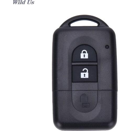 New 2 Button Remote key Fob Case Shell for Nissan Micra Xtrail Qashqai Juke Navara