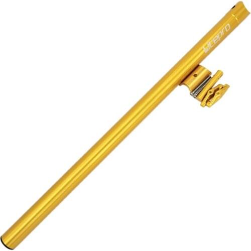 Litepro Folding Bike Seat Post 31.8mm 580mm Aluminum Alloy Bike Seatpost Bicycle Seat Tube for Brompton Gold