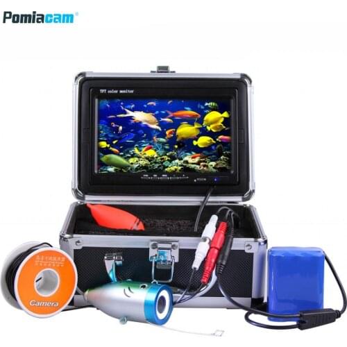 Video Fish Finder Underwater Ice/Fishing Camera 20M 30M 40M 50M 700TVL 7'' Digital LCD monitor LED light control
