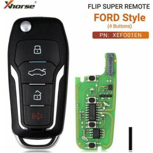 KEYECU XHORSE (English Version) Universal Super Remote for Ford Type Support All ID 4D/4E/4C/8C/8A/48/8E Super Chip XEFO01EN