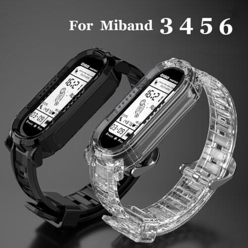 Replacement Watchband For Xiaomi Mi Band 3 4 5 6 Sport Sport Strap Smart Wristband For Xiami M3 M4 Band5 Band6 Watch Accessories