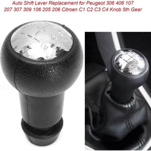 Auto Shift Lever Replacement for Peugeot 306 406 107 207 307 309 106 205 206 Citroen C1 C2 C3 C4 Knob 5th Gear