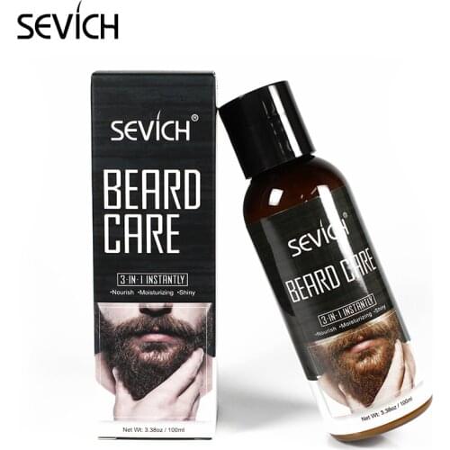 Sevich 100ml Beard Care Nourish Beard Conditioner Hair Loss Products Whiskers Conditioner for Moisturizing Beard Styling