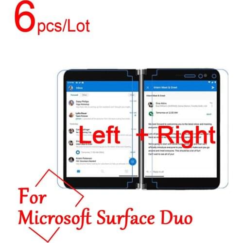 Ultra Clear/Matte/Nano anti-Explosion Screen Protector For Microsoft Surface Duo (3pcs Left+3pcs right) LCD Protective Film