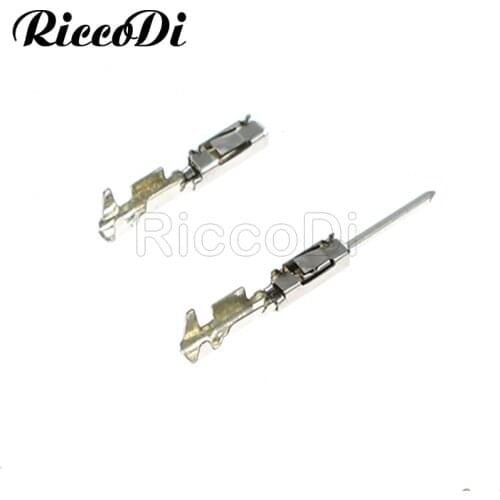 200Pcs 0.6mm Male Female Crimp Terminals Replcement Pins Of 963715-1 963716-1 For Bmw For VW For Toyota
