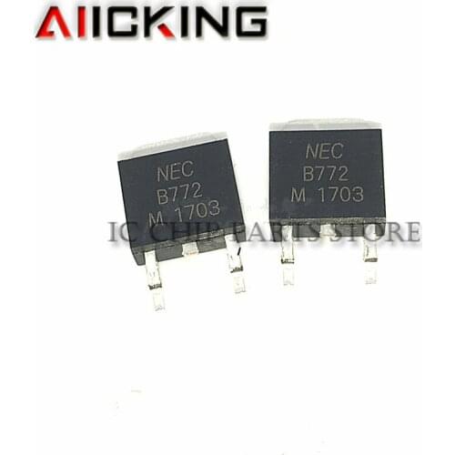 20pcs/lot 2SB772 B772 2SB772M B772M TO-252 40V3A SMT transistor