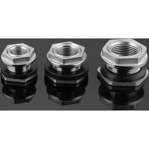 1Pc 1/2" 3/4" 1" 1-1/4" 1-1/2" 2"BSP Female Thread SUS304 Pipe Single Loose Key Swivel Fitting Nut Water Tank Jointer Connector