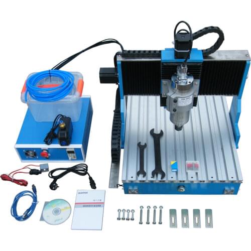 4axis CNC Lathe Woodworking Machine Linear Guide Rail 1.5KW 4 axis CNC 6040 Engraving Machine USB / Parallel port