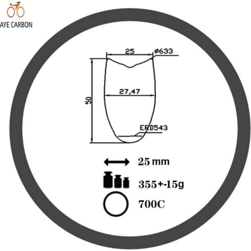 700C carbon tubular road rims super light version 50mm deep carbon fiber rims UD 3K matte rim brake basalt brake surface