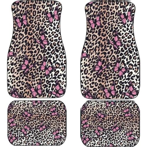 Aimaao Tie Dye Print Car Floor Mats Universal Car Accessories FIT SUV Truck Van For Ford Focus 2 Mondeo Mk4 Suzuki Samurai