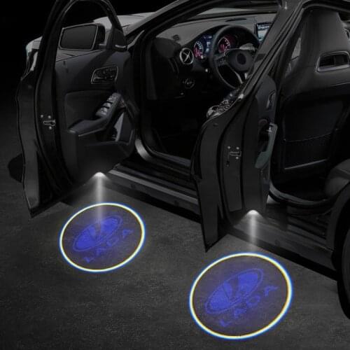 2PCS Car Wireless Laser Projector LED Car Door Welcome Light Warning Lights For Lada Niva Kalina Priora Granta Largus
