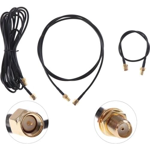 SMA Male To Female Cable RG174 RF Connector Adapter WIFI Antenna Cable 0.3/0.5/1/2/3/5M New
