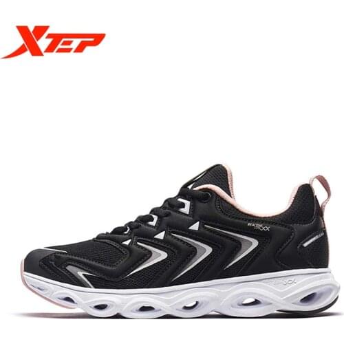 Xtep Women Running Shoes Breathable Womens Sports Shoes Lightweight Comfortable Female Casual Sneaker 880318110050