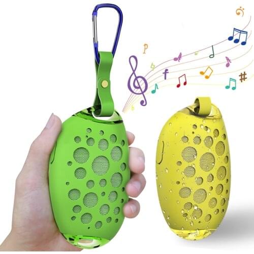 Mini Mango Wireless Bluetooth Speaker MG X1 Outdoor Stereo Speaker With Mic Hook Portable IP54 Waterproof Support Handsfree Call