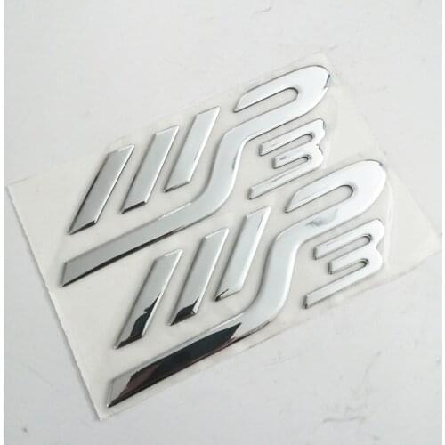 Motorcycle Emblems 3D Logos Motor Silver Stickers For PIAGGIO MP3 125 300 400 500 Sticker Moto Scoote