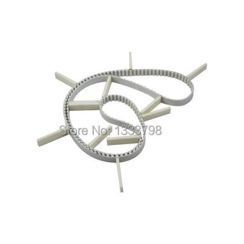 Factory wholesale cheap price White color pu regular cleats (size 4X10X H12mm) for pu timing belts