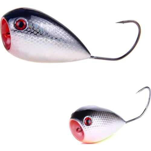 1Pcs Croatian Egg Popper Fishing Lure Crankbaits 8cm 13g Floating Wobblers Artificial Hard Bait Isca Fish With Single Hooks