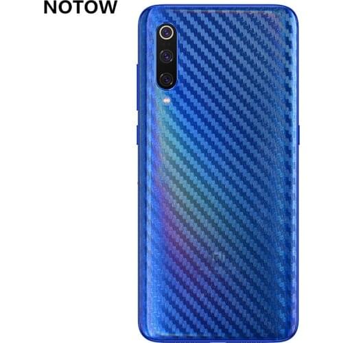NOTOW Durable 3D Anti-fingerprint Carbon Fiber Back Stickers Screen Protector Film For Xiaomi 9/9se/8/8se/8lite