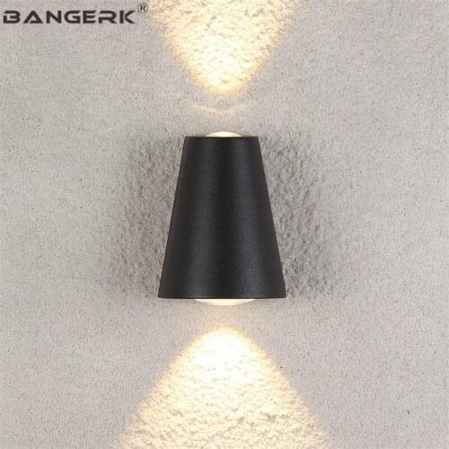 Simple Outdoor Modern Wall Lamp Up Down LED Porch Lights Waterproof Sconce Aluminum Lighting Wall Lamps Garden Decor Fixtures
